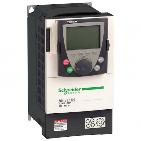 Schneider Electric ATV61H075N4 ПРЕОБР ЧАСТОТЫ ATV61 0,75КВТ 500В IP20