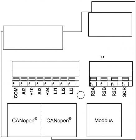 Schneider Electric VW3A31208 КОММУНИКАЦ КАРТА CANOPEN DASY CHAIN