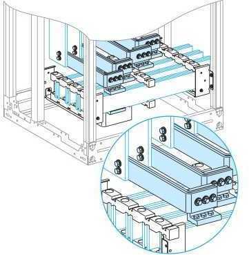 Schneider Electric 88014 СОЕД.ГОР. И ВЕРТ. ШИН P600 >1200ATRI