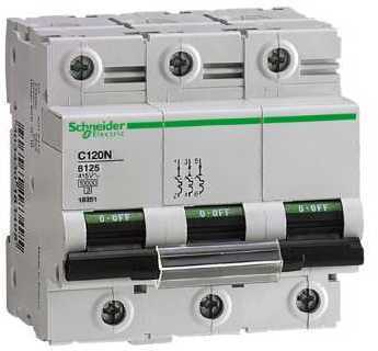Schneider Electric 18365 Автоматический выключатель C120N 3п 80А c