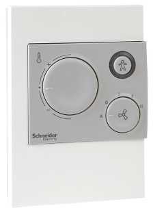 Schneider Electric 004600600 Датчик температуры помещения настен. STR107, NTC 1,8к индик уст bypass вент