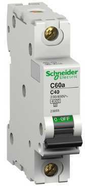 Schneider Electric 23796 АВТ. ВЫКЛ. C60A 1П 4A C