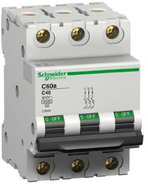 Schneider Electric 23822 АВТ. ВЫКЛ. C60A 3П 4A C