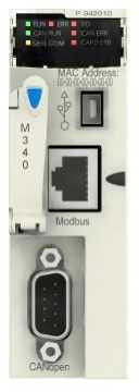 Schneider Electric BMXP342010 ПРОЦЕССОР 340-20, MODBUS, CANOPEN