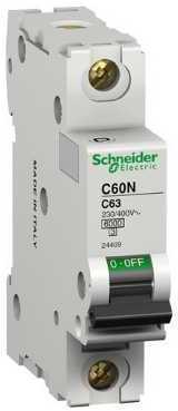 Schneider Electric 24067 АВТ. ВЫКЛ. C60N 1П 0,5A C