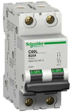 Schneider Electric 25358 Автоматический выключатель C60L 2п 10А b