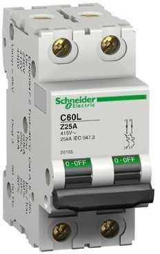 Schneider Electric 26155 Автоматический выключатель C60L 2п 2А Z