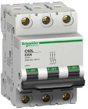 Schneider Electric 26174 Автоматический выключатель C60L 3п 1,6А Z