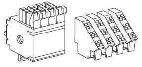 Schneider Electric 48198 БЛОК 4OF ДЛЯ СТАЦ. ВЫКЛЮЧАТЕЛЯ