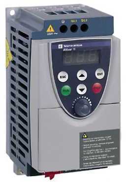 Schneider Electric ATV11PU09M2A Variable speed drive ATV11, 0,37kW, 230V 1-phase supply, IP21