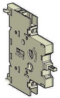 Schneider Electric GK2AX50 TeSys GV3, auxiliary contact, 1 NO+1 NC