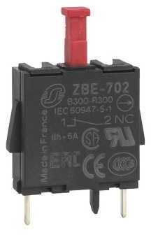 Schneider Electric ZBE7026 БЛОК-КОНТАКТ (МОНТАЖАНА ПЕЧ. ПЛ.НЗ)