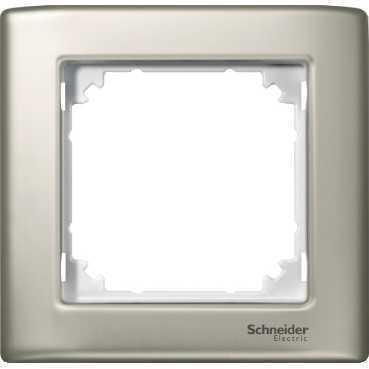 Schneider Electric MTN467119 РАМКА 1 ПОСТ, M-STAR, ЦВЕТ МАТОВОЕ СЕРЕБ