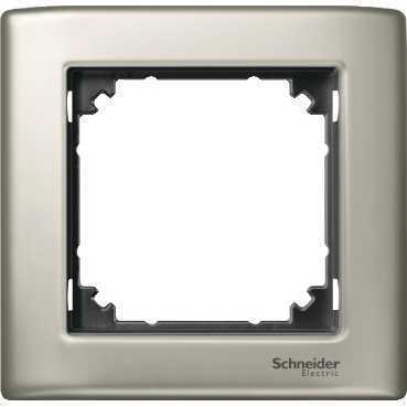 Schneider Electric MTN467114 РАМКА 1 ПОСТ, M-STAR, ЦВЕТ МАТОВОЕ СЕРЕБ