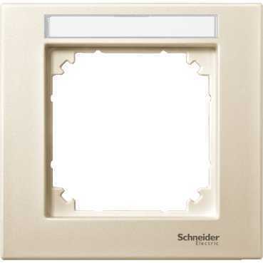 Schneider Electric MTN476144 РАМКА 1 ПОСТ, С ПОЛЕМ ДЛЯ НАДПИСИ, M-PLA