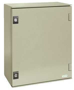 Schneider Electric NSYPLM86B Wall-mounting encl. polyester monobloc IP66 H847xW636xD300mm+bakelite mount.pl.