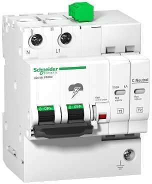 Schneider Electric A9L16295 УЗИП СО ВСТРОЕННОЙ ЗАЩИТОЙ IQUICK IQUICK PRD 1П+Н 20кА С КАРТРИДЖАМИ