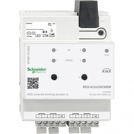 Schneider Electric MTN6710-0002 УНИВЕРСАЛЬНЫЙ ДИММЕР LED REG/2x230/300Вт