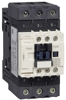 Schneider Electric LC1D50ABDTQ 3p контактор 440В 50А 24В dc