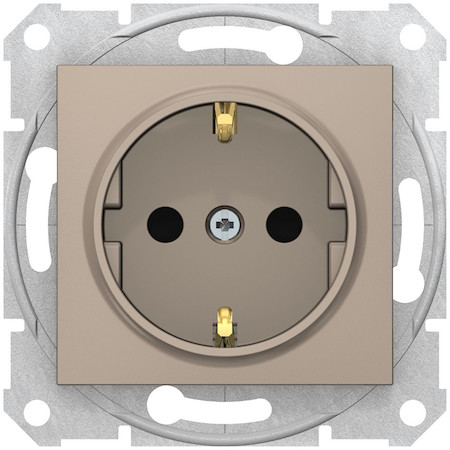 Schneider Electric SDN3001768 SEDNA РОЗЕТКА 16А c з/к,со шторками, быстрозажимные контакты, ТИТАН