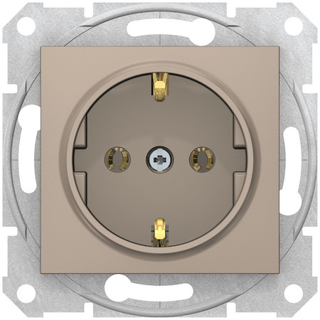 Schneider Electric SDN3001868 SEDNA РОЗЕТКА 16А c з/к, без шторок, быстрозажимные контакты, ТИТАН