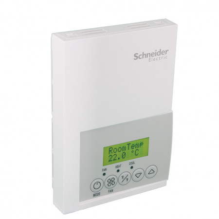 Schneider Electric SE7355C5045 Контроллер комнатный фанкойла 2/3-поз 1Н/1О reheat влаж гост ~24В