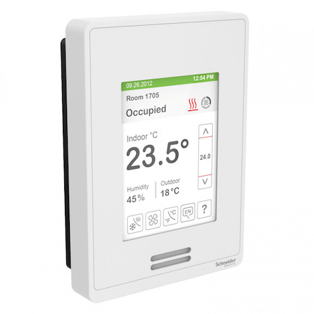 Schneider Electric SER8350A5B11 Контр. фан-койла 220 RH PIR BN бел./бел.