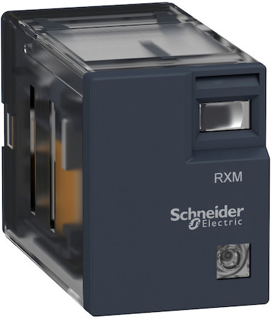 Schneider Electric RXM2LB1B7 ЭЛЕКТРОМЕХ.РЕЛЕ,2С/О,5А,БЕЗ КНОПКИ И LED