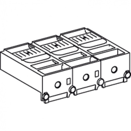 Schneider Electric LV433683 1 КОРОТКАЯ КЛЕММНАЯ ЗАГЛУШКА, ДЛЯ СЕТИ U > 500B