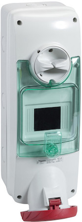 Schneider Electric PKB63Q535 НАСТЕН РОЗ С ДИН 63А 3P+N+E IP65 380В