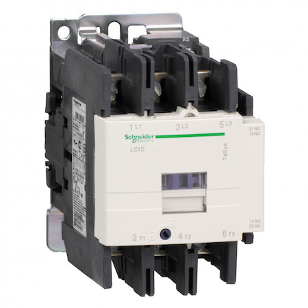 Schneider Electric LC1D806BWS207 КОНТАКТОР D 3Р,80 A,НО+НЗ,24V DC,ОГРАН, КОЛЬЦ. ЗАЖИМ, ЖД