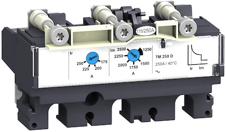 Schneider Electric LV438245 Расцепитель TM250DC, ComPact NSX 250 DC, термомагнитный, 250 A, 3П3Т