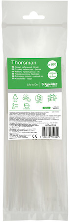 Schneider Electric IMT46259 СТЯЖКА КАБЕЛЬНАЯ 200х2.5 БЕЛАЯ (100шт)