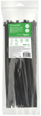 Schneider Electric IMT46269 СТЯЖКА КАБЕЛЬНАЯ 300х4.8 ЧЁРНАЯ (100шт)