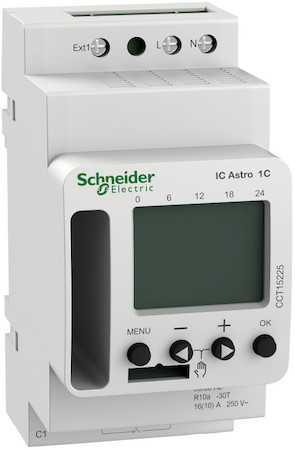 Schneider Electric CCT15225 АСТРОНОМ. РЕЛЕ ВРЕМЕНИ IC ASTRO 1С, 1вых, поддержка BT модуля (excluded)