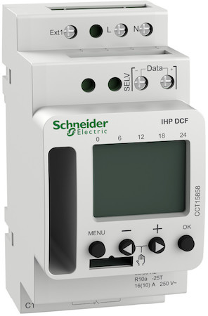 Schneider Electric CCT15858 РЕЛЕ ВРЕМЕНИ IHP DCF электрон.програм.,без антен, поддержка BT модуля (excluded)