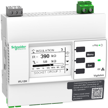 Schneider Electric IMDIFL12H Локализатор повреждения изоляции IFL12, 110-440В, для мед. Учреждений