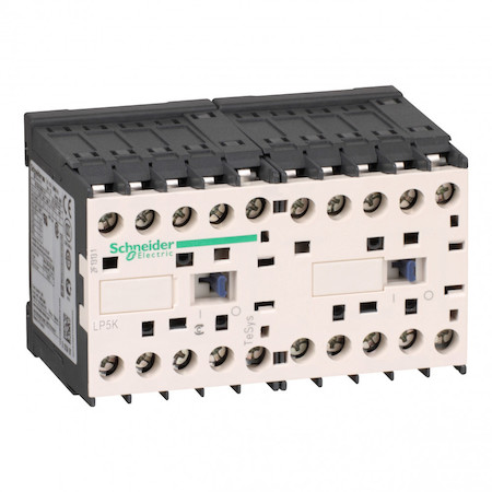 Schneider Electric LP5K06105BW3 КОНТАКТОР РЕВЕРС. K 3P, 6А,НО, 24В DC 1.8 Вт, РАСШ. ДИАП, ОГР.ПЕР, ПЕЧАТ. ПЛАТА