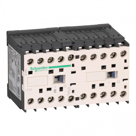 Schneider Electric LP2K12015JD КОНТАКТОР РЕВЕРС. K 3P, 12 A, НЗ, 12V DС, ОГРАН. ПЕРЕНАПРЯЖЕНИЙ, ПРУЖ ЗАЖИМ