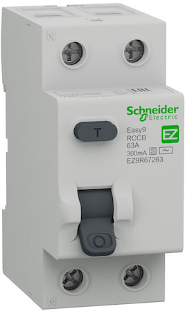 Schneider Electric EZ9R67263 ВДТ селект. EASY9 (УЗО) 2П 63А 300мА AC-S 230В