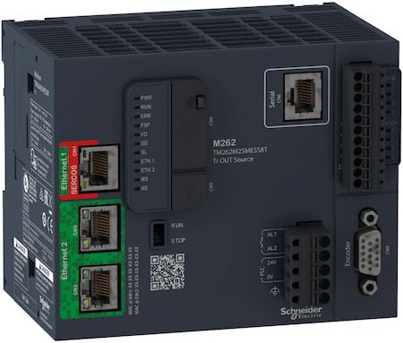 Schneider Electric TM262M25MESS8T Контроллер движения M262, 8 осей, Sercos3