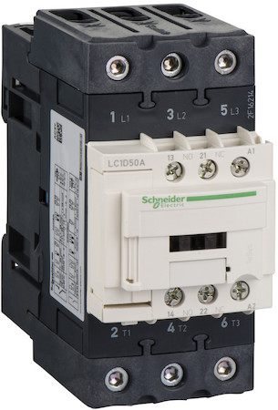 Schneider Electric LC1D50AM7TQ 3P КОНТАКТОР EVERLINK AC3 440В 50A КАТУШКА УПР. 220В AC 50/60ГЦ, КОМПЛ. ИЗ 10ШТ