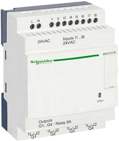 Schneider Electric SR2E121B ZELIO LOGIC РЕЛЕ ЭКОНОМ 12ВХ/ВЫХ ~24В