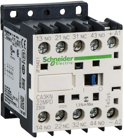 Schneider Electric CA3KN22MPD ПРОМ. РЕЛЕ 2НО+2НЗ, 230 В DC
