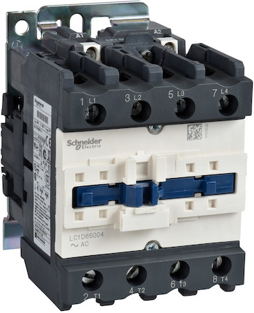 Schneider Electric LC1D65004F7 КОНТАКТОР.4Р(4НО),AC180A,110V50ГЦ.