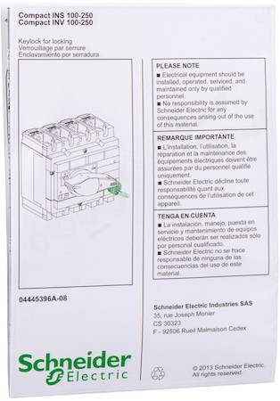 Schneider Electric 31087 АКСЕССУАР ДЛЯ БЛОКИРОВКАRONIS/PROFALUX INS250