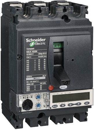 Schneider Electric LV429870 3П3Т АВТОМАТИЧЕСКИЙ ВЫКЛЮЧАТЕЛЬ MICROLOGIC 5.2A 100A NSX100B