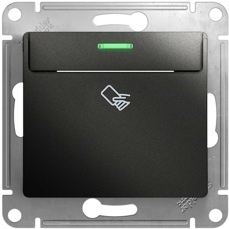 Schneider Electric GSL000769 GLOSSA Карточный ВЫКЛЮЧАТЕЛЬ, механизм, АНТРАЦИТ