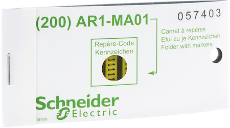 Schneider Electric AR1MB01G МАРКИРОВКА, В УПАКОВКЕ 200 ШТ, БУКВА G