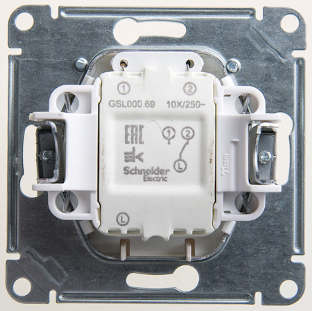 Schneider Electric GSL000669 GLOSSA Карточный ВЫКЛЮЧАТЕЛЬ, механизм, ПЕРЛАМУТР